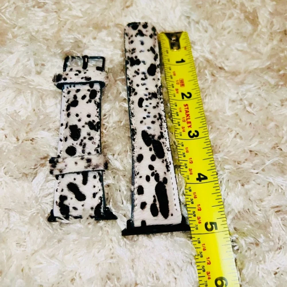 3 Apple Watch Bands Series 4 - 44mm 2 Animal Faux Print & a Pink & Black